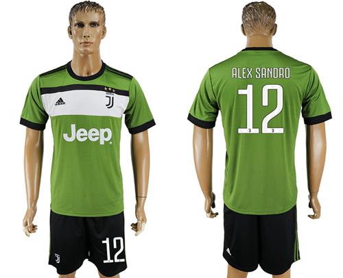 Juventus #12 Alex Sandro SEC Away Soccer Club Jersey